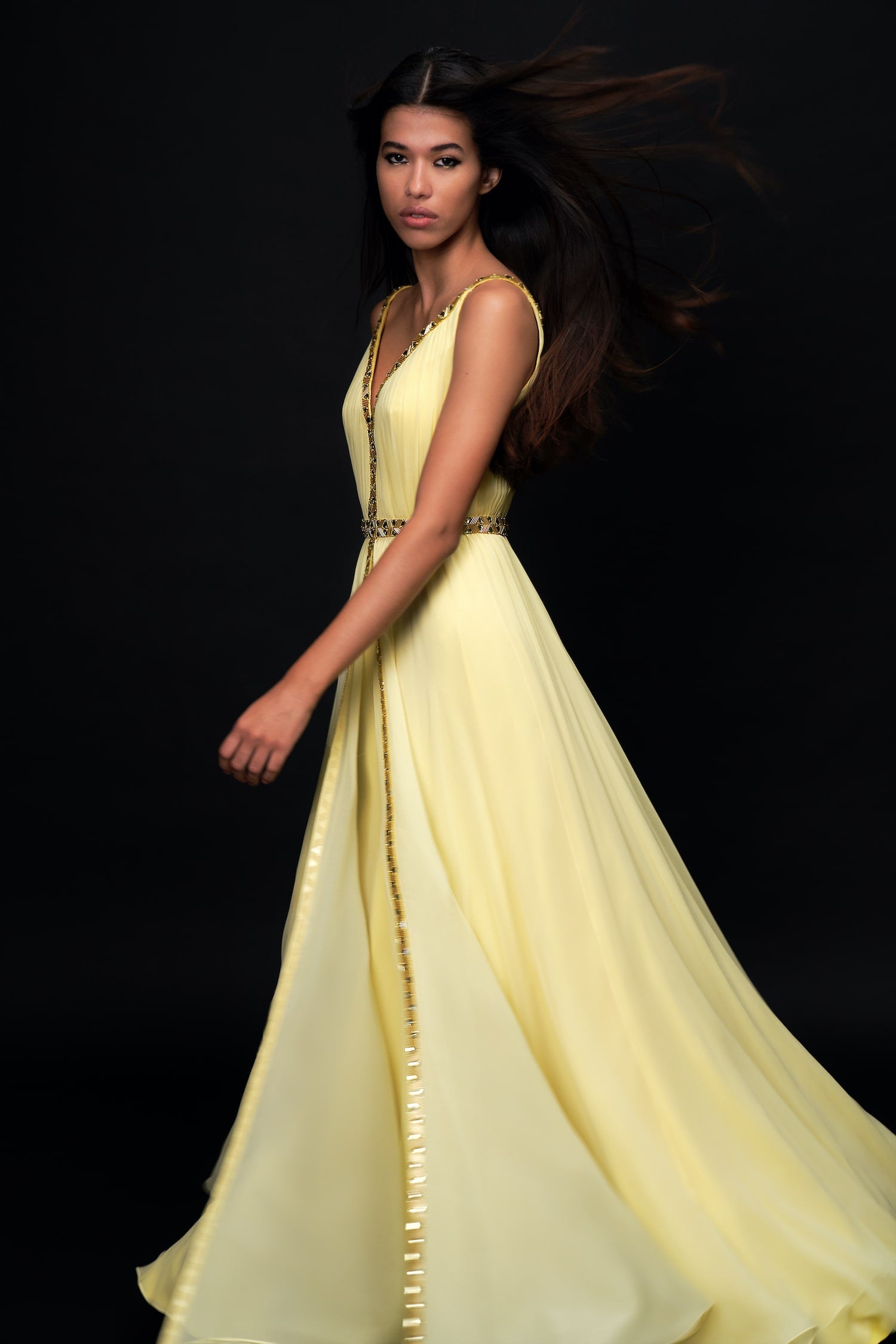 Jenny packham yellow dress sale