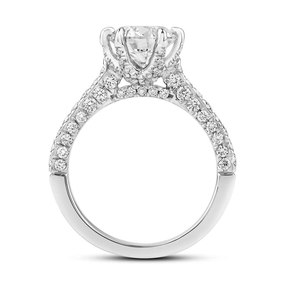 Jenny Packham Joy Round Lab Grown Diamond Bridal Set in Platinum (1 3/ -  The Official Jenny Packham Website