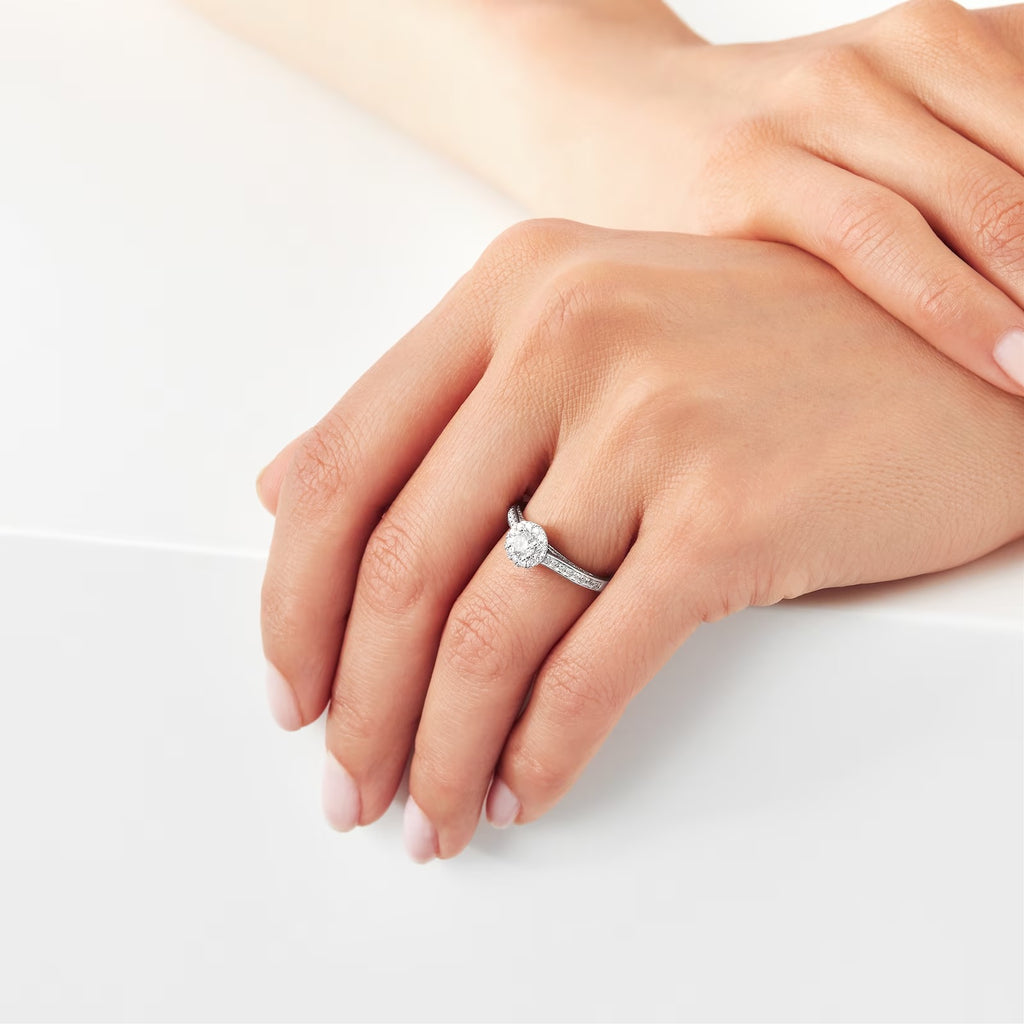 Jenny Packham Bardot Pear Lab Grown Diamond Engagement Ring